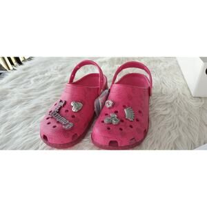 4048) Crocs Women Pink Juice Couture Classic Clog Size M7/W9